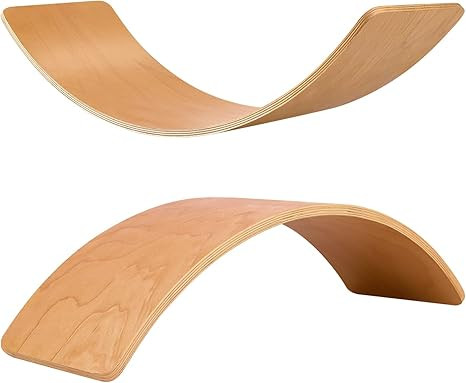 Wooden Balance Board Kids, 37" Natural Wobble Board Wooden Toys for Toddlers Kids & Adults, Birth... | Amazon (US)