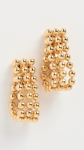 Row Beads Clip-On Earrings | Shopbop