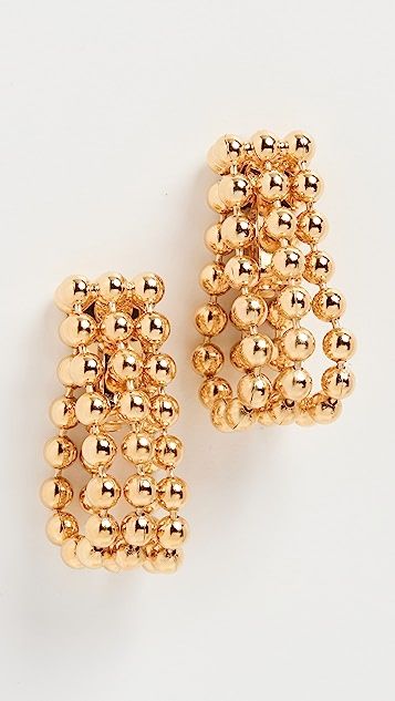 Row Beads Clip-On Earrings | Shopbop