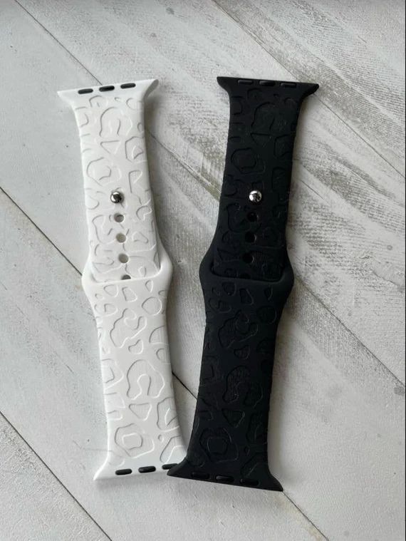 Leopard Engraved Watch Band | Etsy (US)