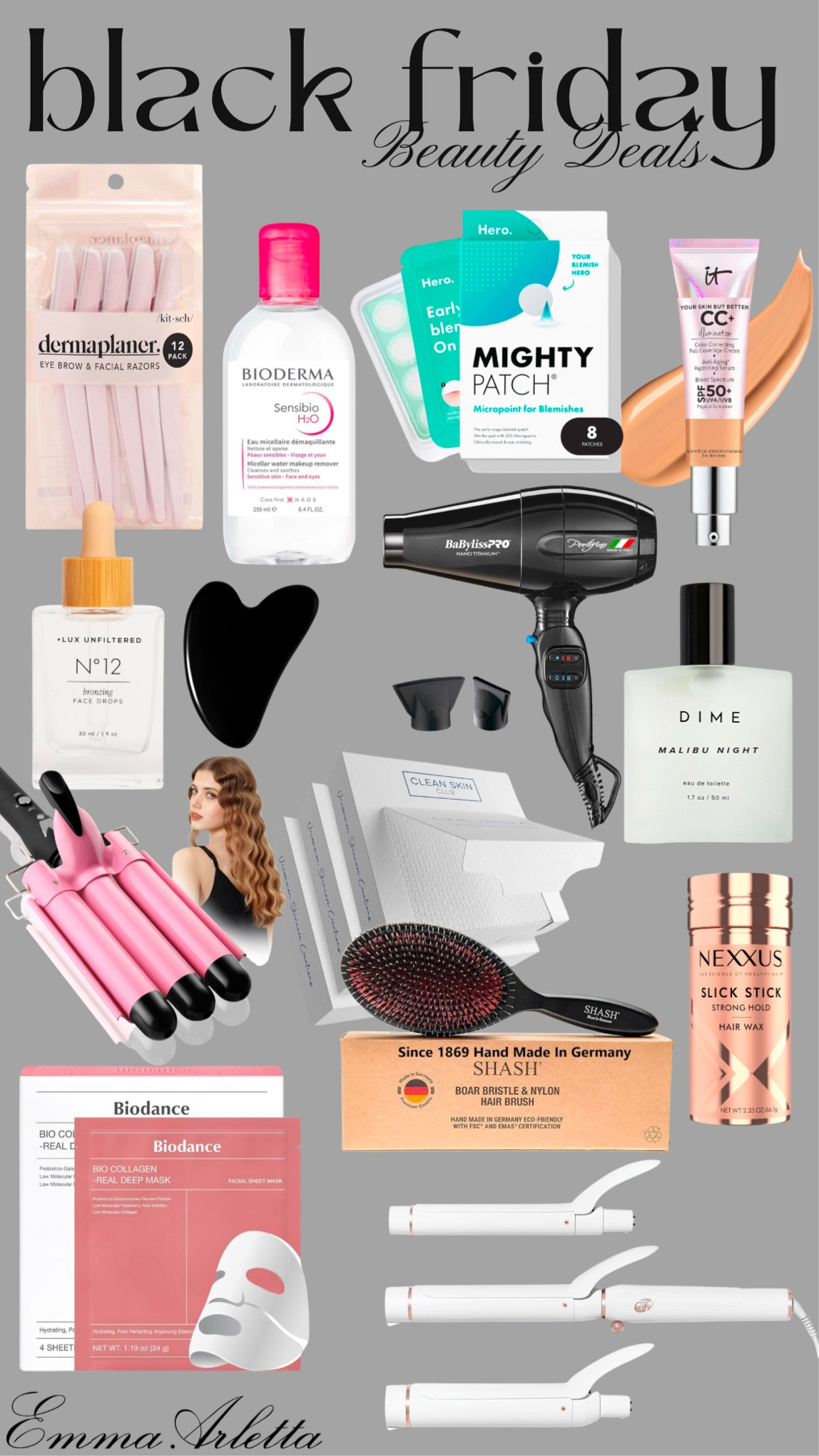 Black Friday beauty deals !!

Sale, Black Friday, beauty, hair products, makeup, skincare, gift guide 

#LTKGiftGuide #LTKBeauty #LTKCyberWeek