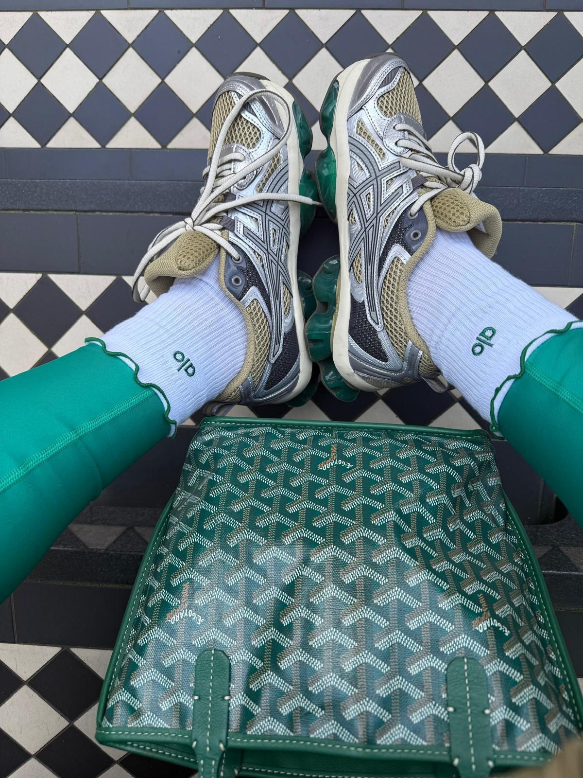 casual outfit / activewear / Pilates / Alo yoga / goyard bag / asics trainers / gym / coffee date / London 

#LTKspring #LTKuk #LTKeurope