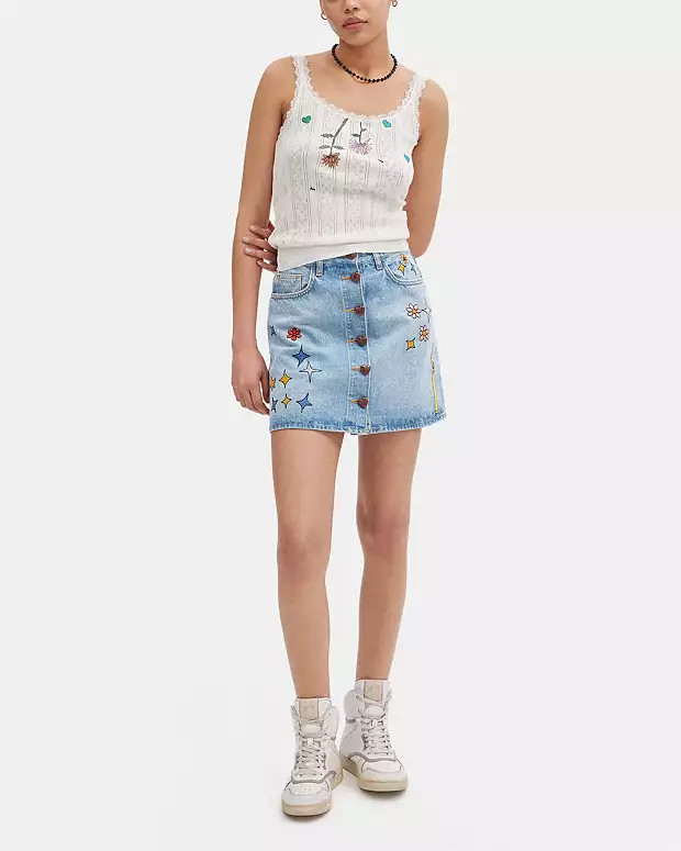 Coach X Observed By Us High Waist Denim Skirt | Coach Outlet US