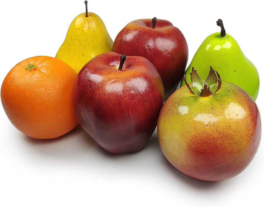 Artificial Fruits Pack,Fake Fruits for Home Decor,Simulation Fruit Set,Faux Fruits Set for Party ... | Amazon (US)