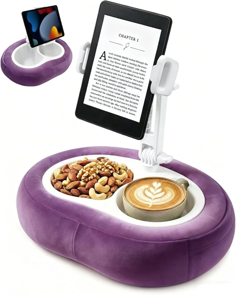 Miledi Tablet Pillow Stand, Compatible with 5"-12.9" Kindle, iPad, Phone/Tablet, 360° Rotating P... | Amazon (US)