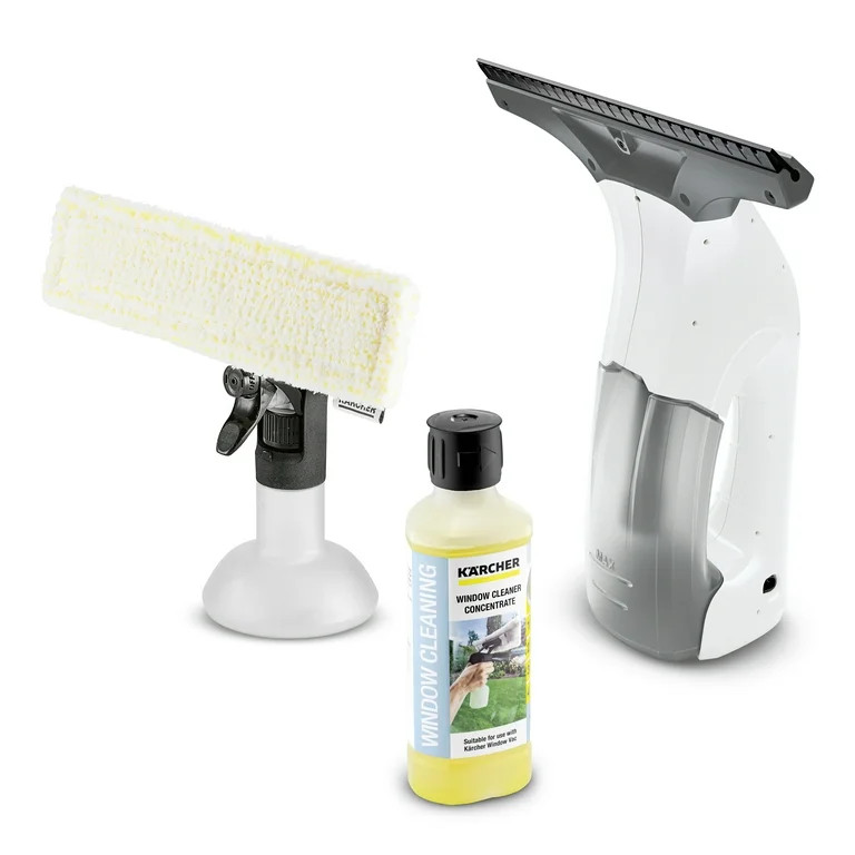 Karcher WV1 Electric Window Squeegee Vacuum, Cleans Glass, Showers, Windows, Mirrors, 10" Blade | Walmart (US)
