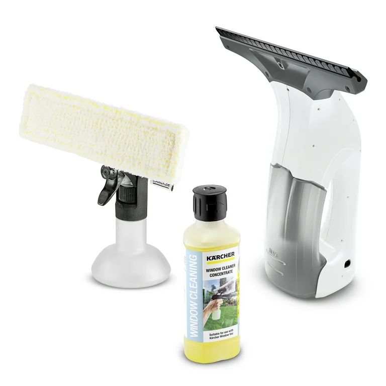 Karcher WV1 Electric Window Squeegee Vacuum, Cleans Glass, Showers, Windows, Mirrors, 10" Blade | Walmart (US)