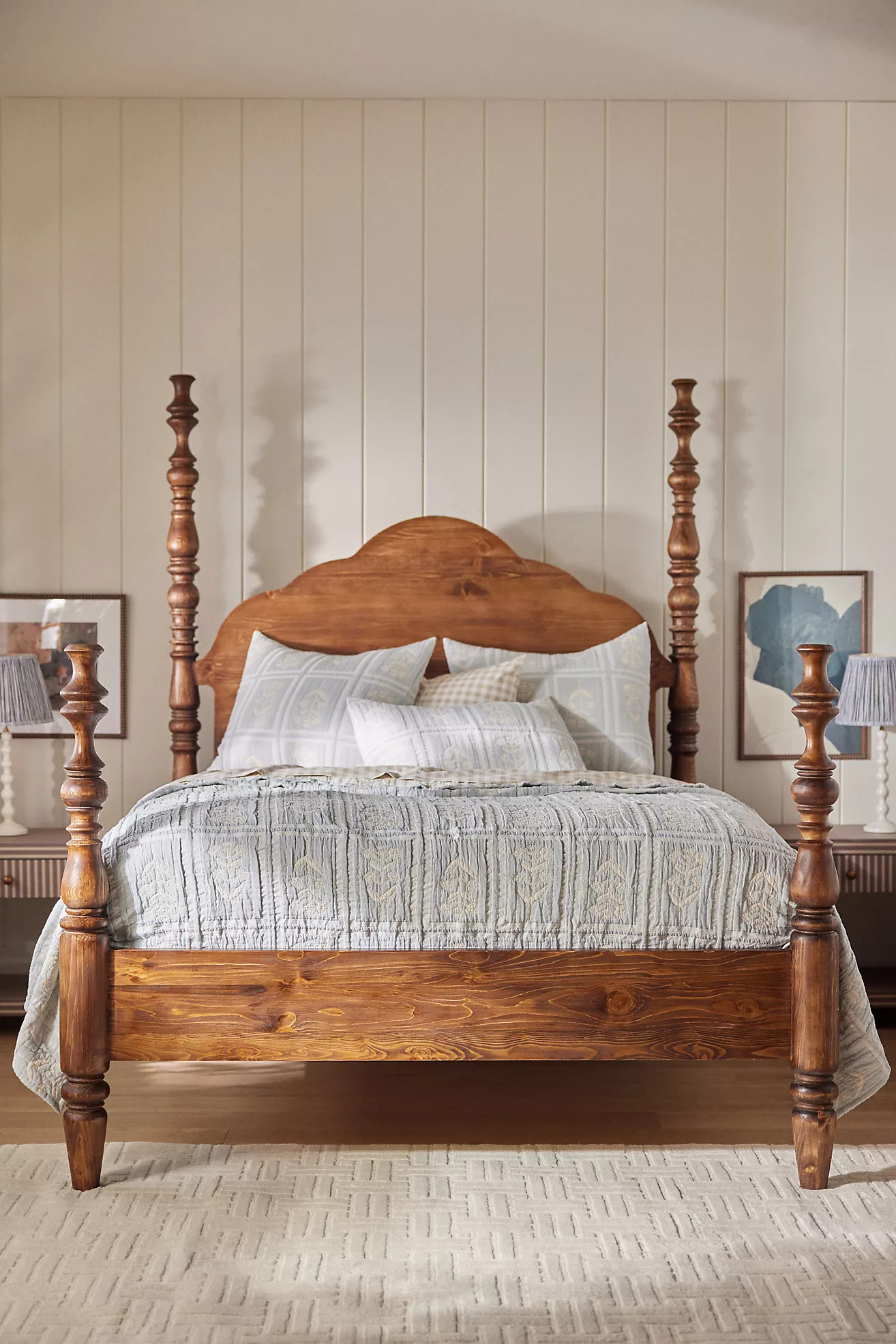 Spindle Four-Poster Bed | Anthropologie (US)