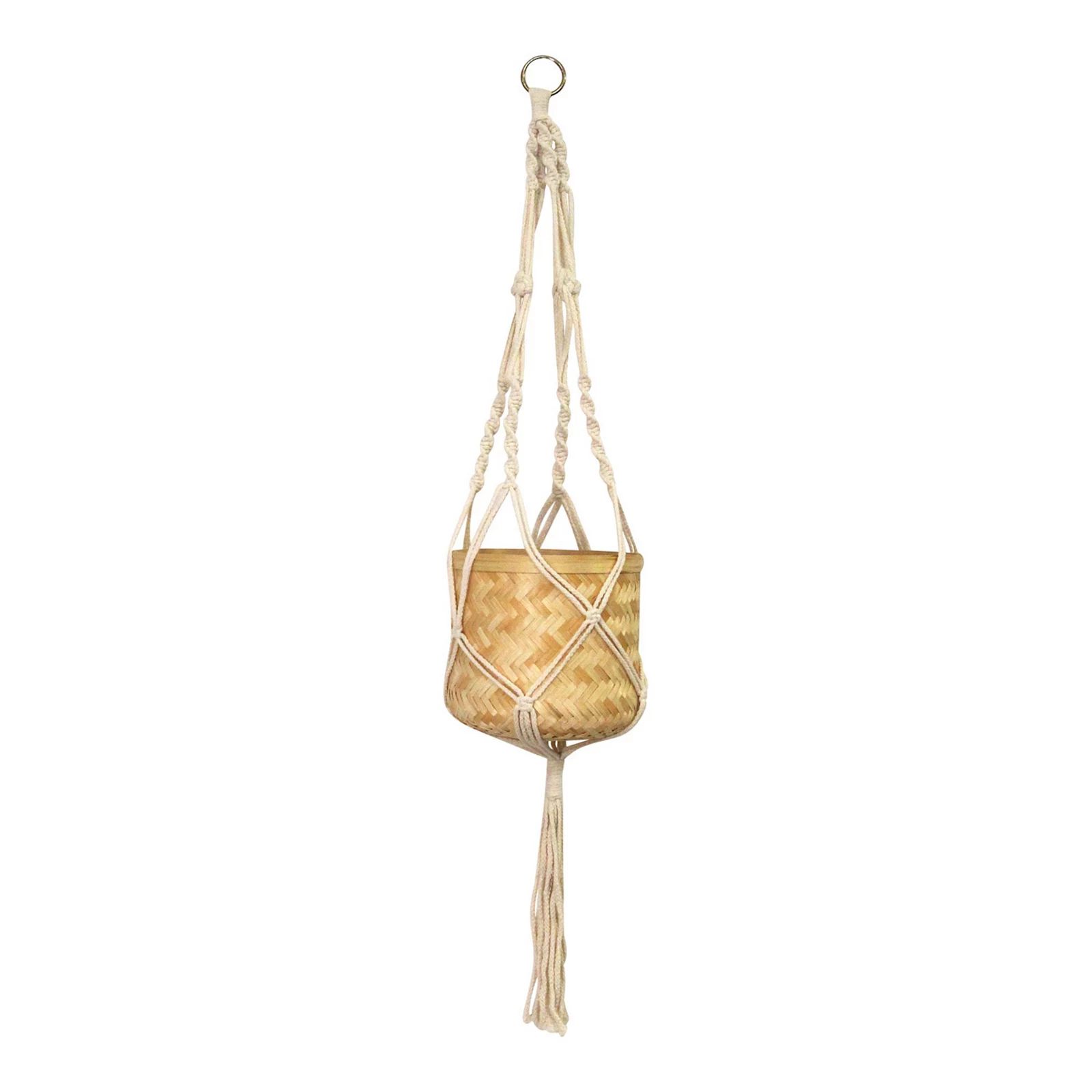 Stratton Home Decor Macramé Hanging Planter, Multicolor | Kohl's