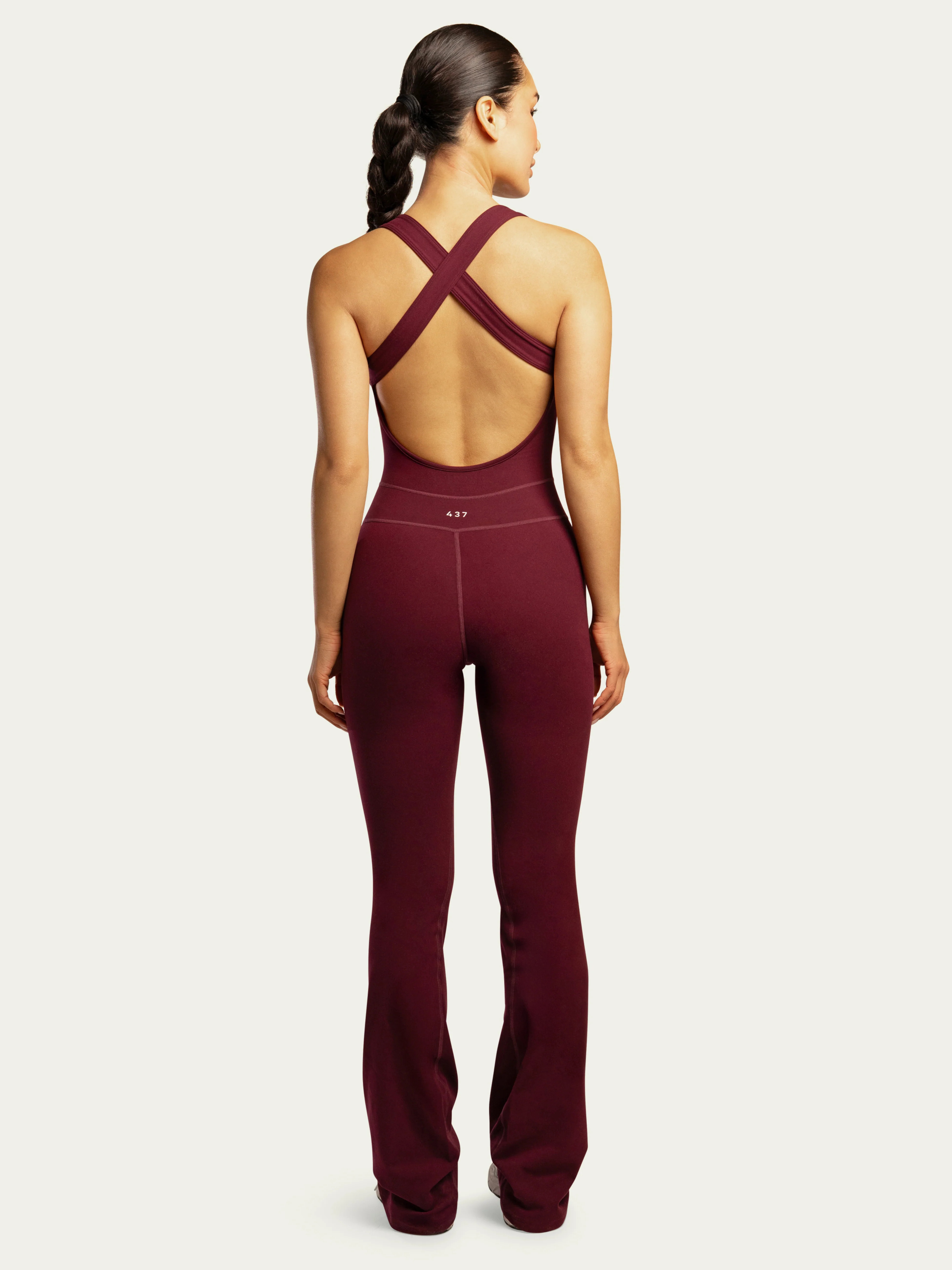 The Sculpt Onesie Black Cherry | 437