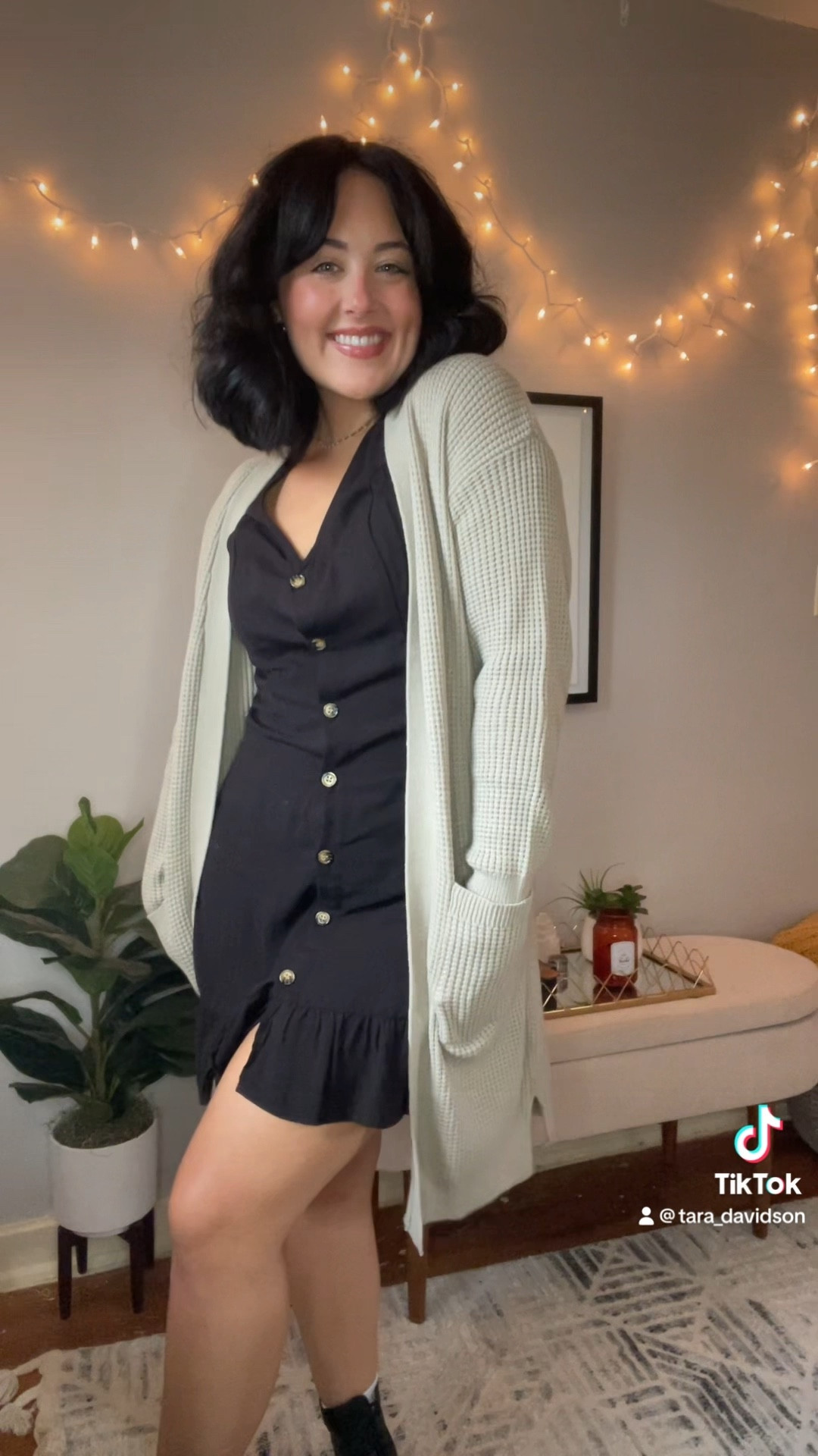 Casual fall fit , #90switchesvibes
My cardigan is originally from Marshall’s and my dress is H&M but I got it years ago. These are some alternatives!

#LTKfindsunder100 #LTKstyletip