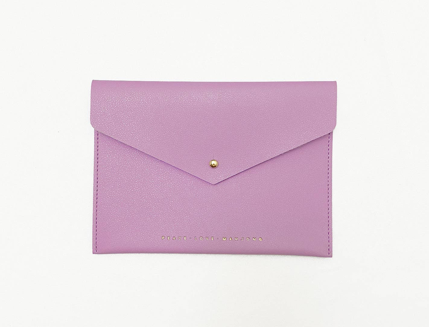 Peace Love Mahjong - Card Clutch | Jones & Daughters
