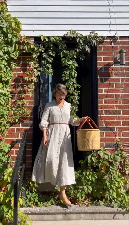 This lovely linen Ophelia dress was a gift from Son de Flor. A great natural cottagecore dress for the fall and was perfect with my Halloween witch hat!

#LTKover40 #LTKHalloween