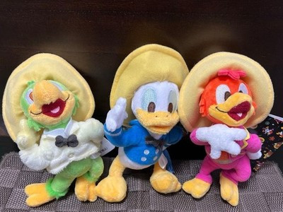 Disney JAPAN Three Caballeros Plush Key chain 80th Anniv. Donald Jose Panchito | eBay | eBay US