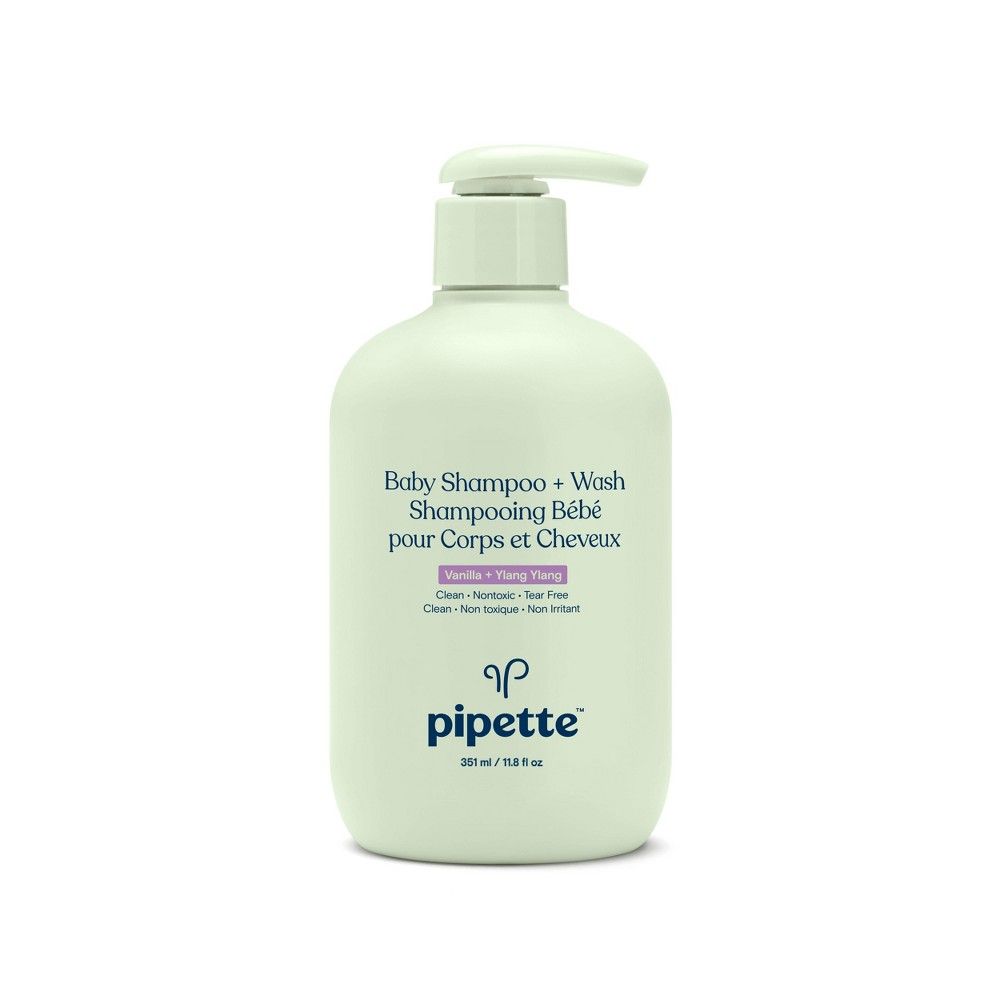 Pipette Baby Shampoo + Wash Vanilla + Ylang Ylang - 11.8 fl oz | Target
