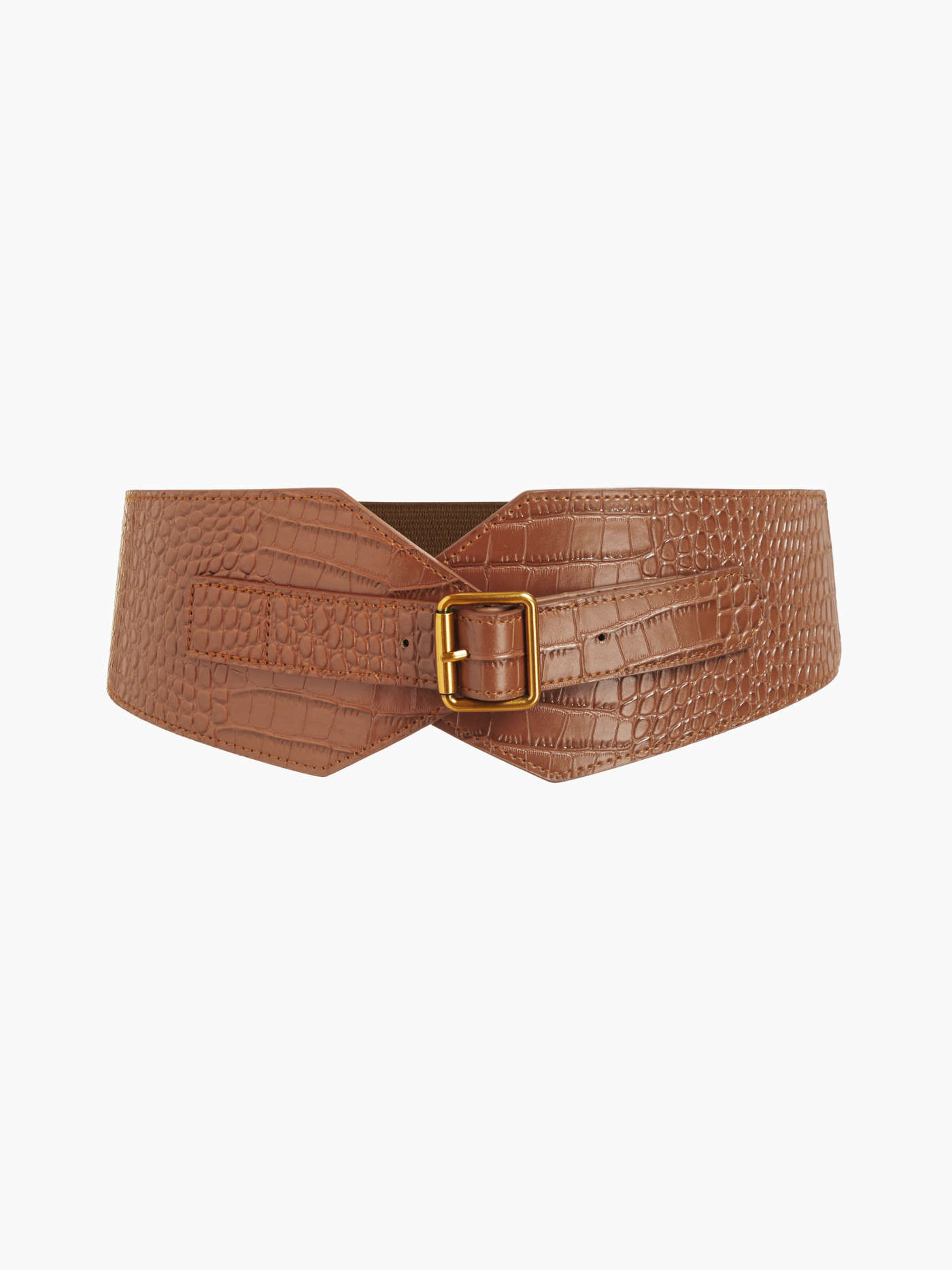 CROCODILE PATTERN BUCKLE CORSET BELT | Cider