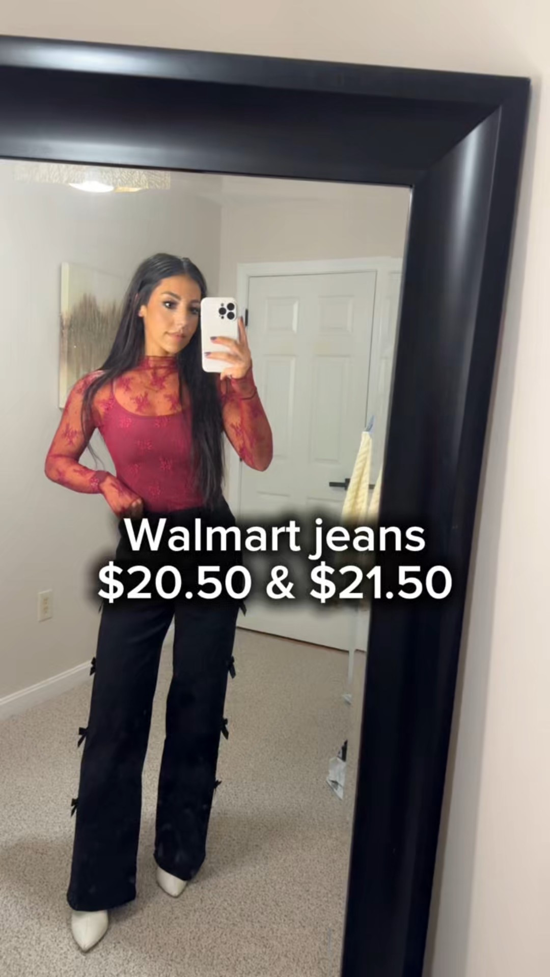 Walmart jeans ~ $20!
First pair - size down (I’m wearing xs)
2nd pair - tts ( I’m wearing size sma)

#LTKFindsUnder50 #LTKHoliday #LTKSeasonal