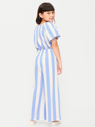 Fit and Flare Side-Cutout Jumpsuit for Girls | Old Navy (US)