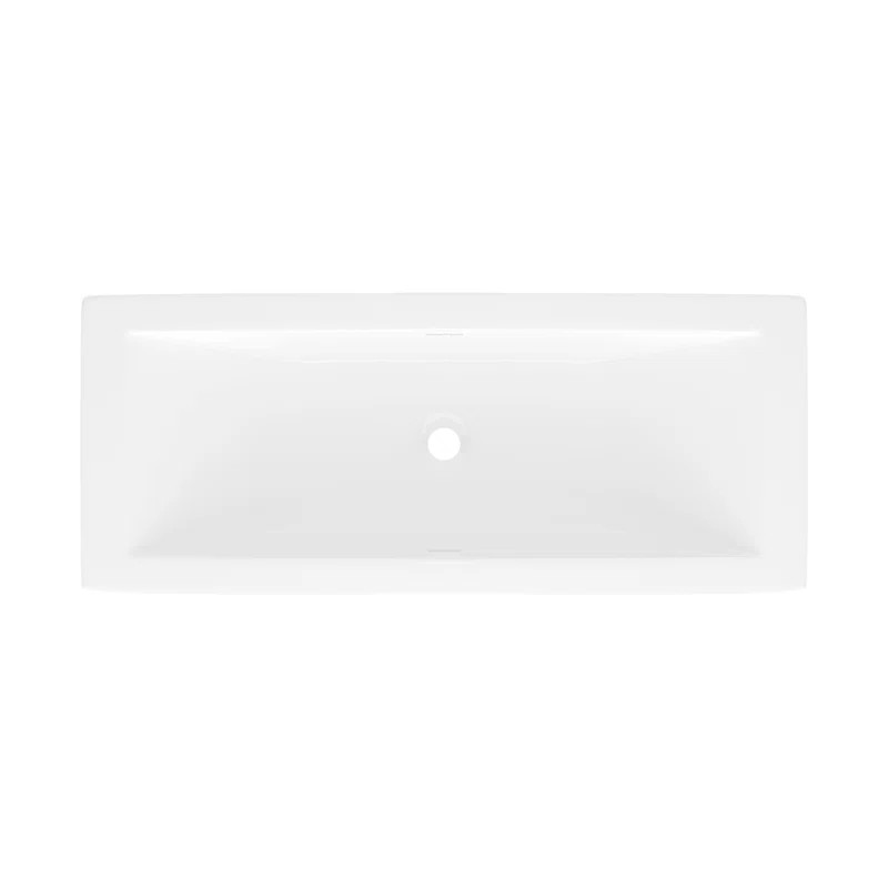 Rossendale 91 Rectangular 36-1/8" Undermount or Drop-in Lavatory Sink in Volcanic Limestone with ... | Wayfair North America
