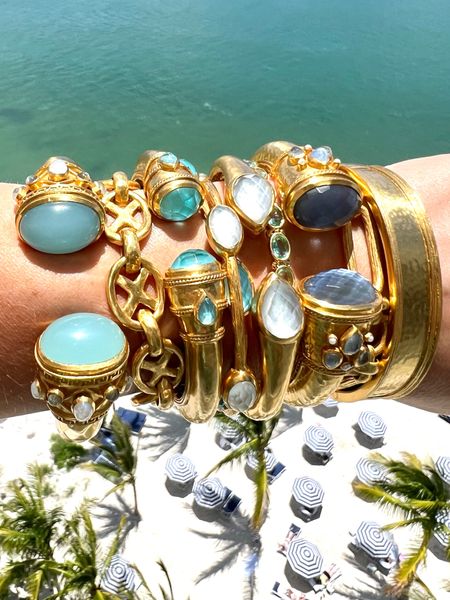 Gold bracelets that will have you dreaming of a tropical destination! These pieces remind me of the ocean! 


#LTKSwim #LTKTravel #LTKSeasonal