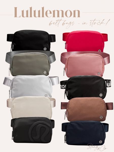 Lululemon belt bags - in stock now!!

Fanny pack - athleisure - activewear - crossbody bag

#LTKfit #LTKunder50 #LTKstyletip