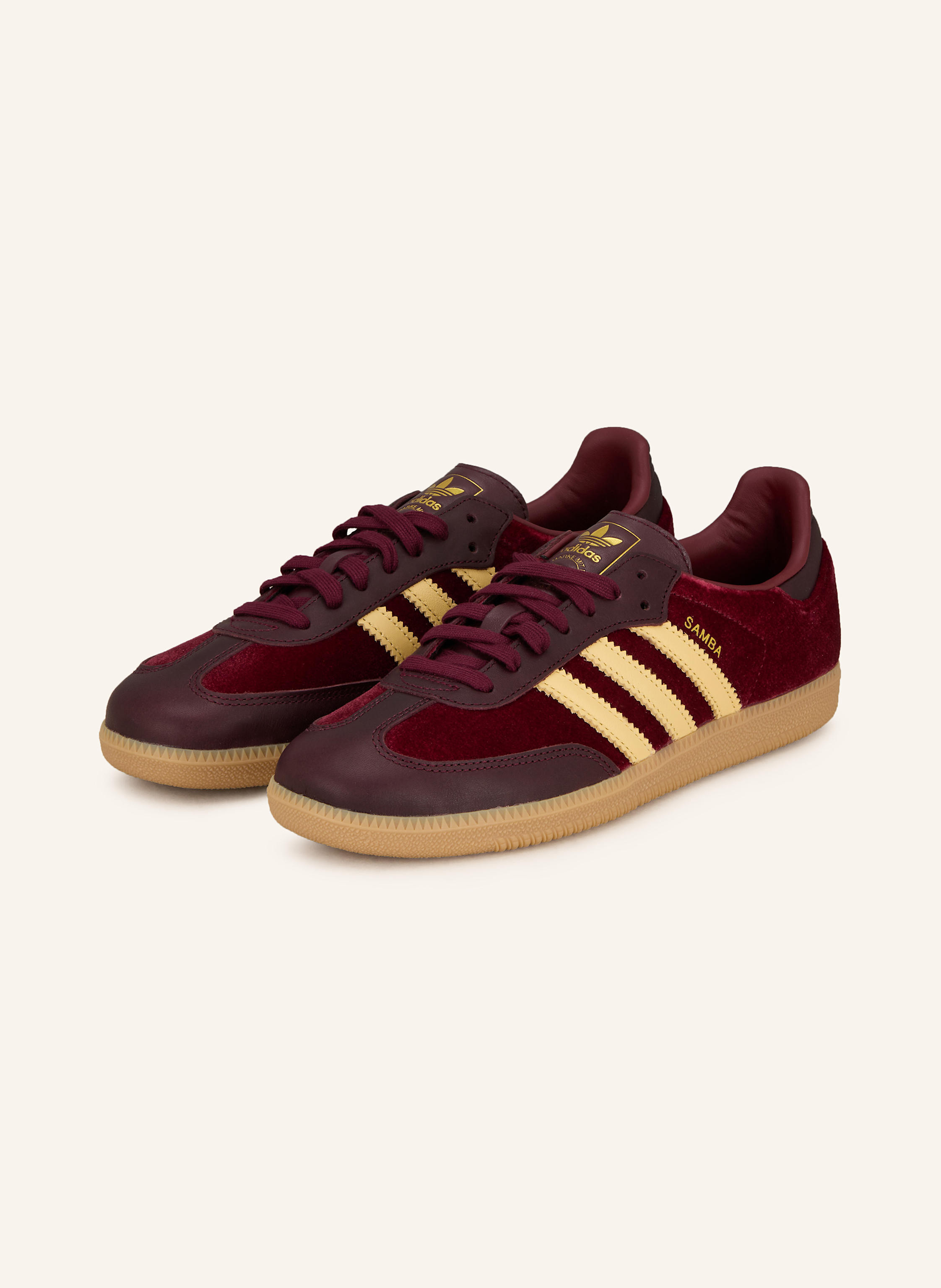 adidas Originals Sneaker SAMBA OG in dunkelrot / ecru | Breuninger (DACH)