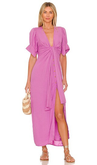 Vintage Summer Midi Dress in Orchid Rain | Revolve Clothing (Global)