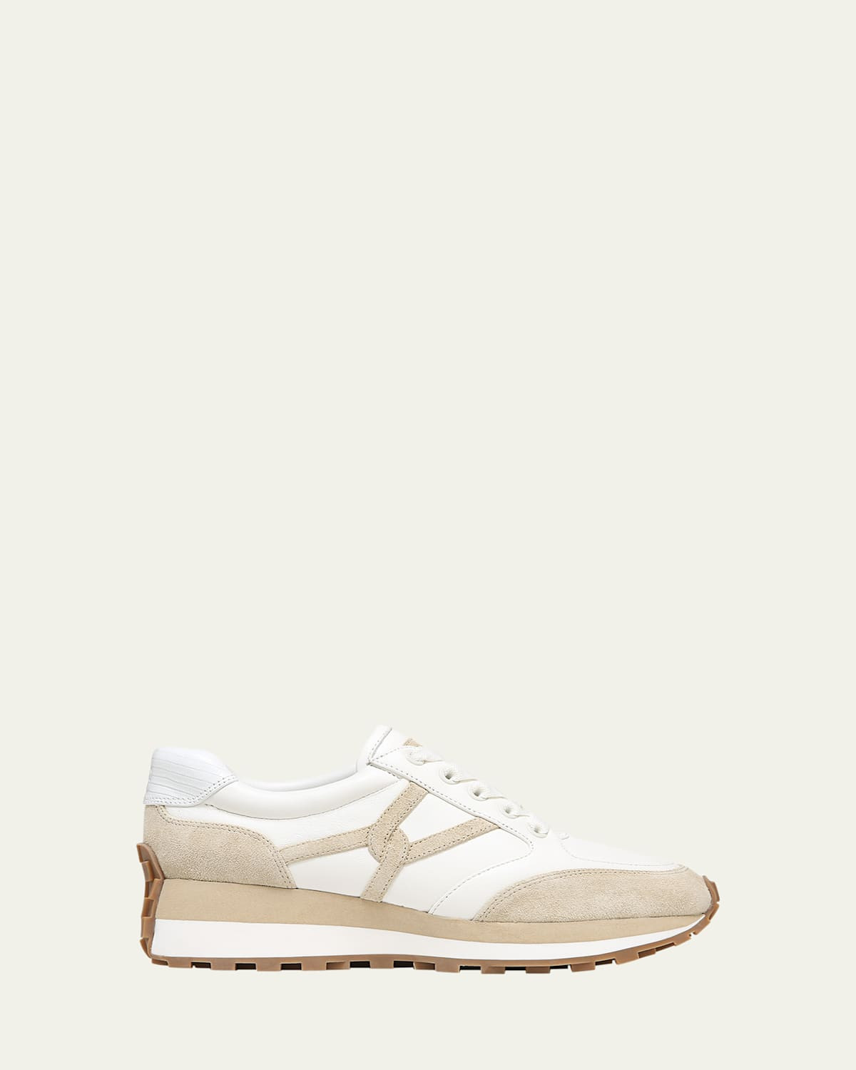 Valentina Mixed Leather Retro Sneakers | Bergdorf Goodman