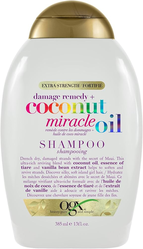 OGX Extra Strength Damage Remedy + Coconut Miracle Oil Shampoo, 385ml | Amazon (CA)