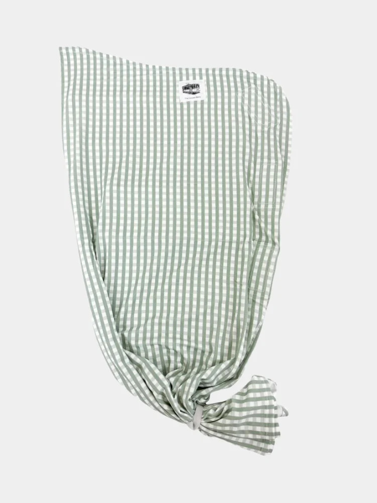 Gingham Swaddle | The Uptown Baby