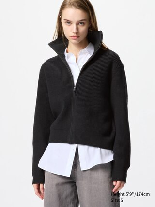 WOMEN'S FULL ZIP CARDIGAN | UNIQLO AU | Uniqlo Australia