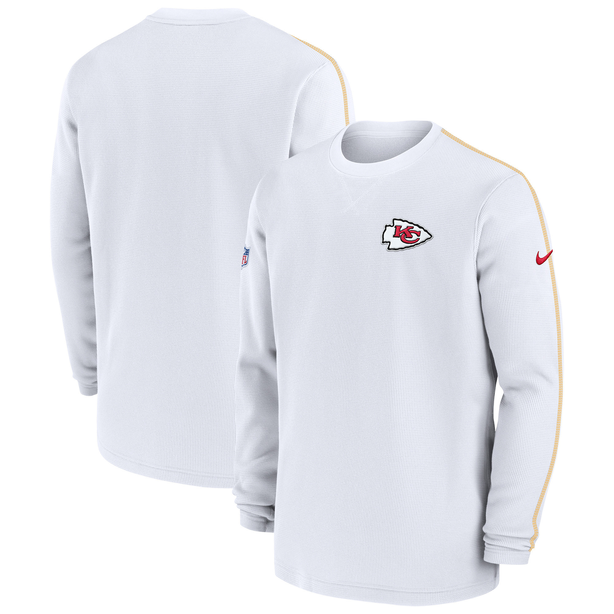 Men's Nike Red Kansas City Chiefs 2024 Sideline Coaches Long Sleeve Top | Fanatics