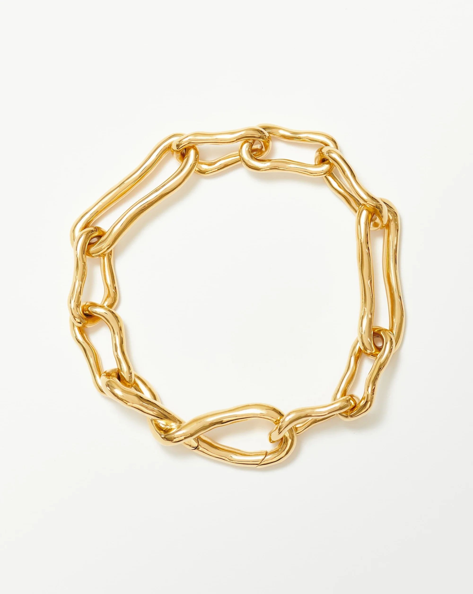 Molten Twisted Infinity Chain Bracelet | MIssoma UK