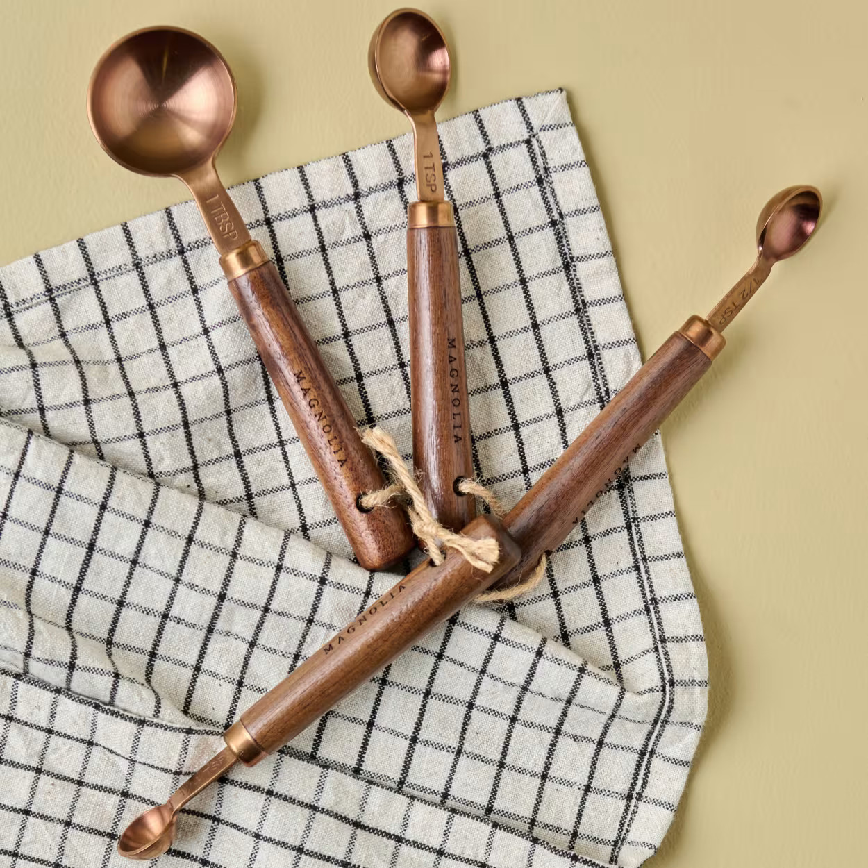 Walnut and Copper Measuring Spoons | Magnolia