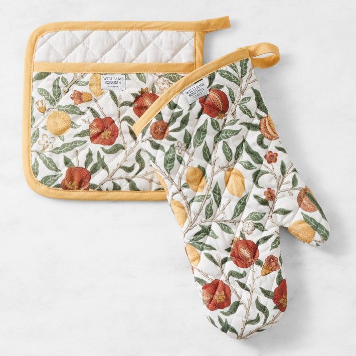 Williams Sonoma x Morris & Co. Mitt & Potholder Set | Williams-Sonoma