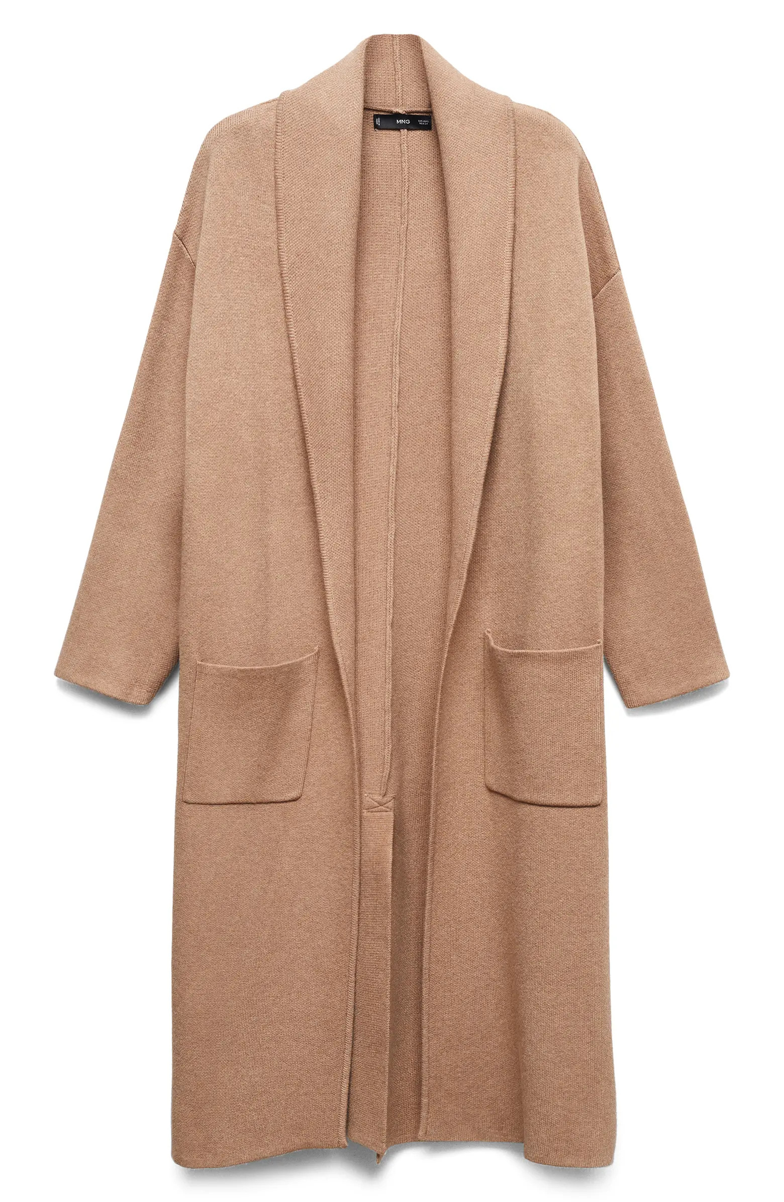 MANGO Oversize Knit Coat | Nordstrom | Nordstrom