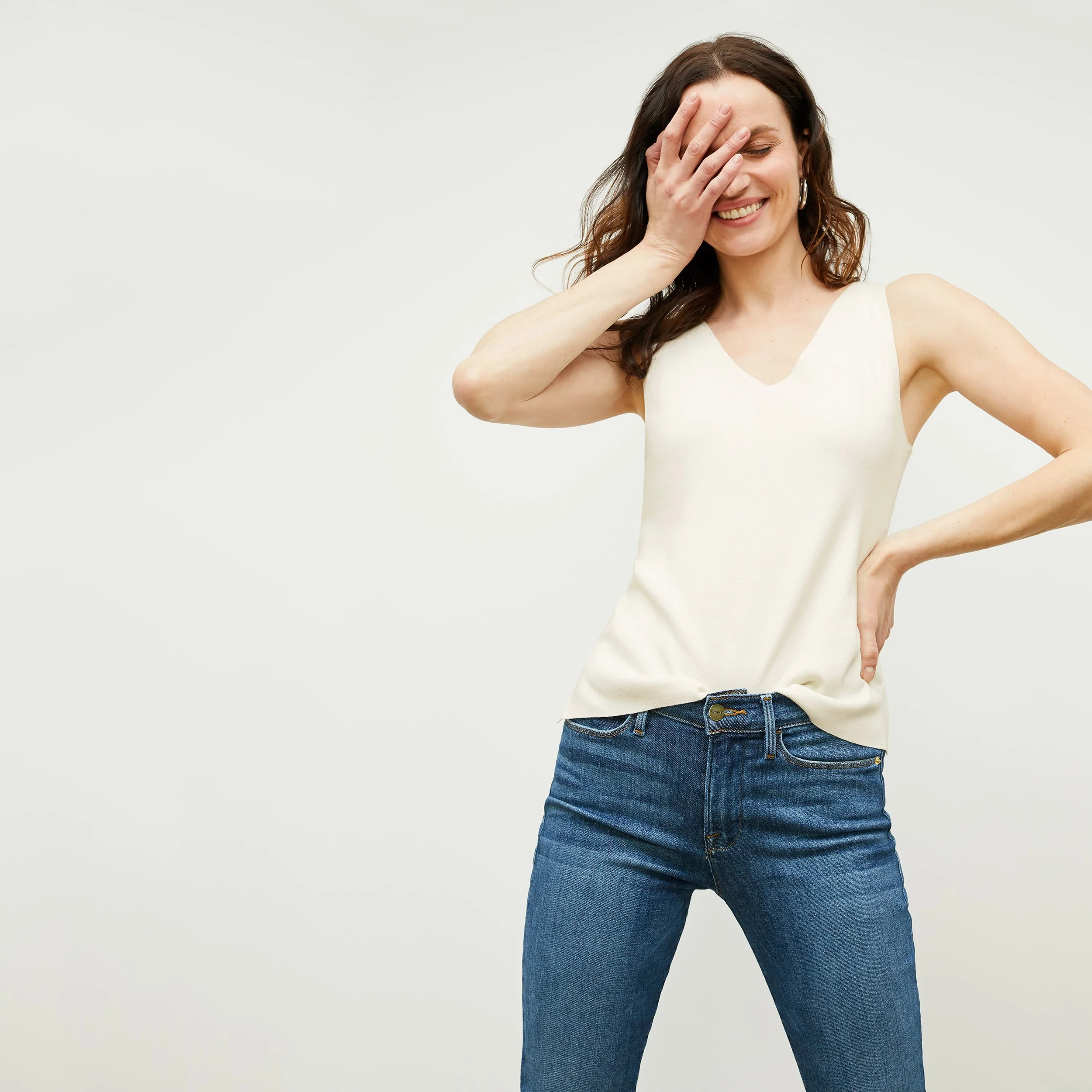 Peggy Top - 365Knit :: Ivory | MM LaFleur