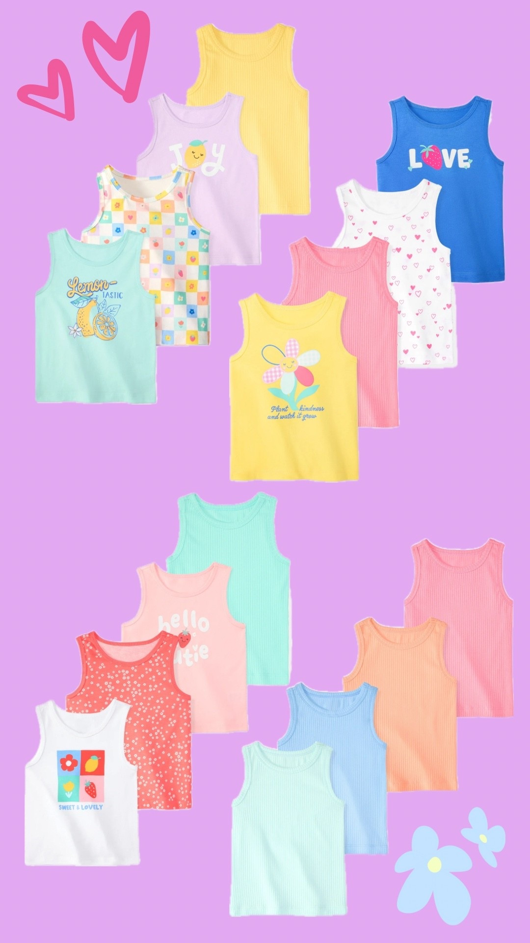 Cute tank tops for girls!🩷

#LTKBaby #LTKSeasonal #LTKKids