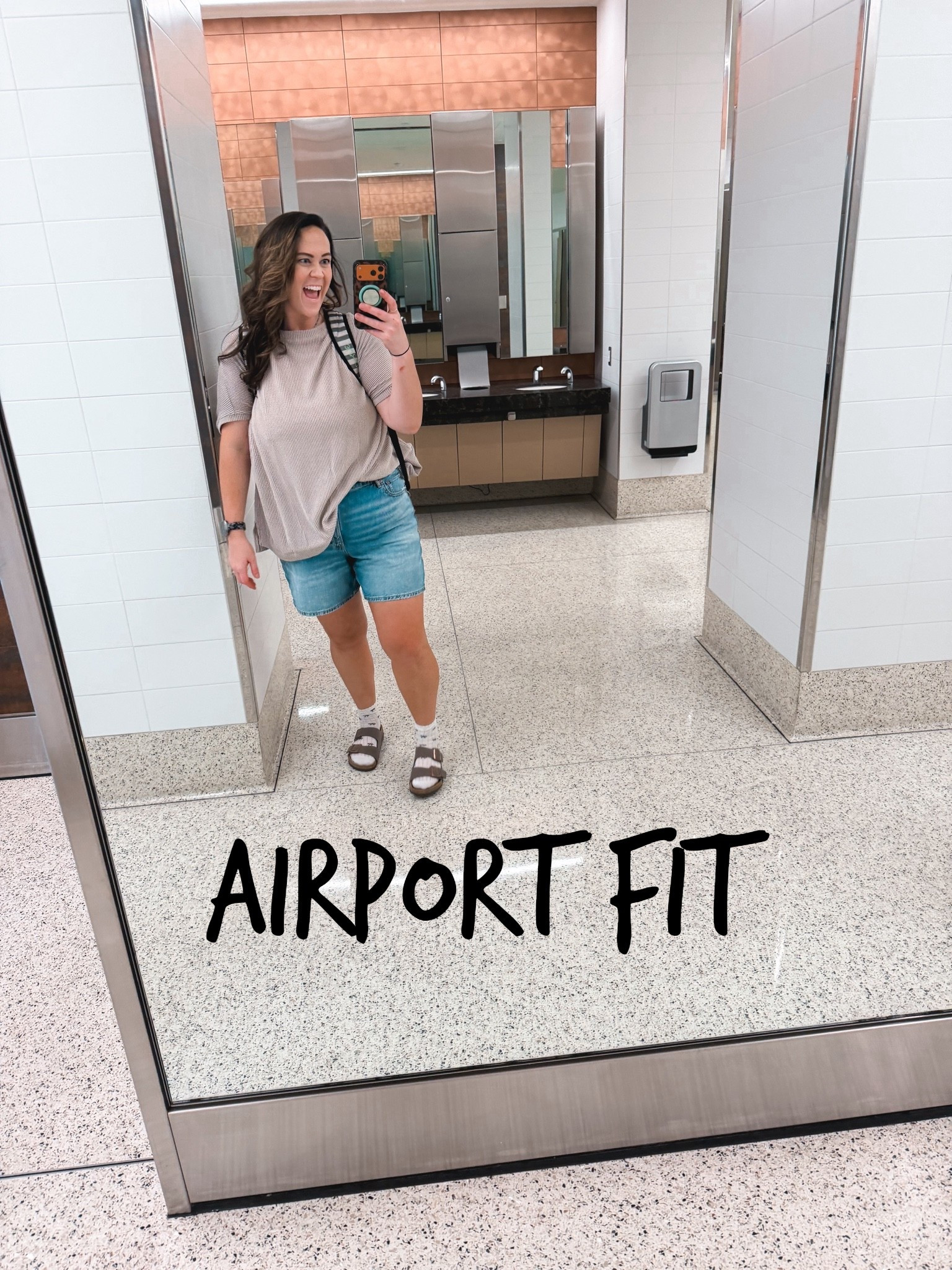 Airport ready and vacation mode officially activated 💃🏻 This Three Bird Nest top is so good for travel — lightweight, easy, and pairs perfectly with AE denim shorts. Socks and Birkenstocks because comfort is non-negotiable on travel days 😂

Top XL — @Three Bird Nest 
Tank XXL 
Shorts 16 — @American Eagle Outfitters 

Size 14/16 | L/XL | 5’9

airport outfit midsize, travel outfit size 14/16, three bird nest top midsize, american eagle shorts size 16, comfortable travel outfit, vacation outfit size 14, denim shorts travel look, midsize airport style, birkenstock outfit summer, easy travel look size 14/16

#LTKTall #LTKMidsize #LTKTravel