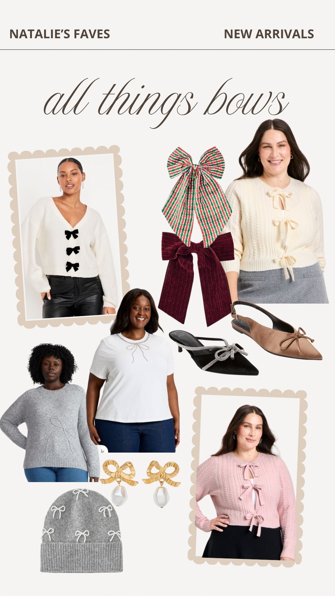 All things bows!! Perfect for upcoming holiday parties and fun! 

Target finds, Walmart finds, old navy, bow sweater 

#LTKStyleTip #LTKHoliday #LTKPlusSize