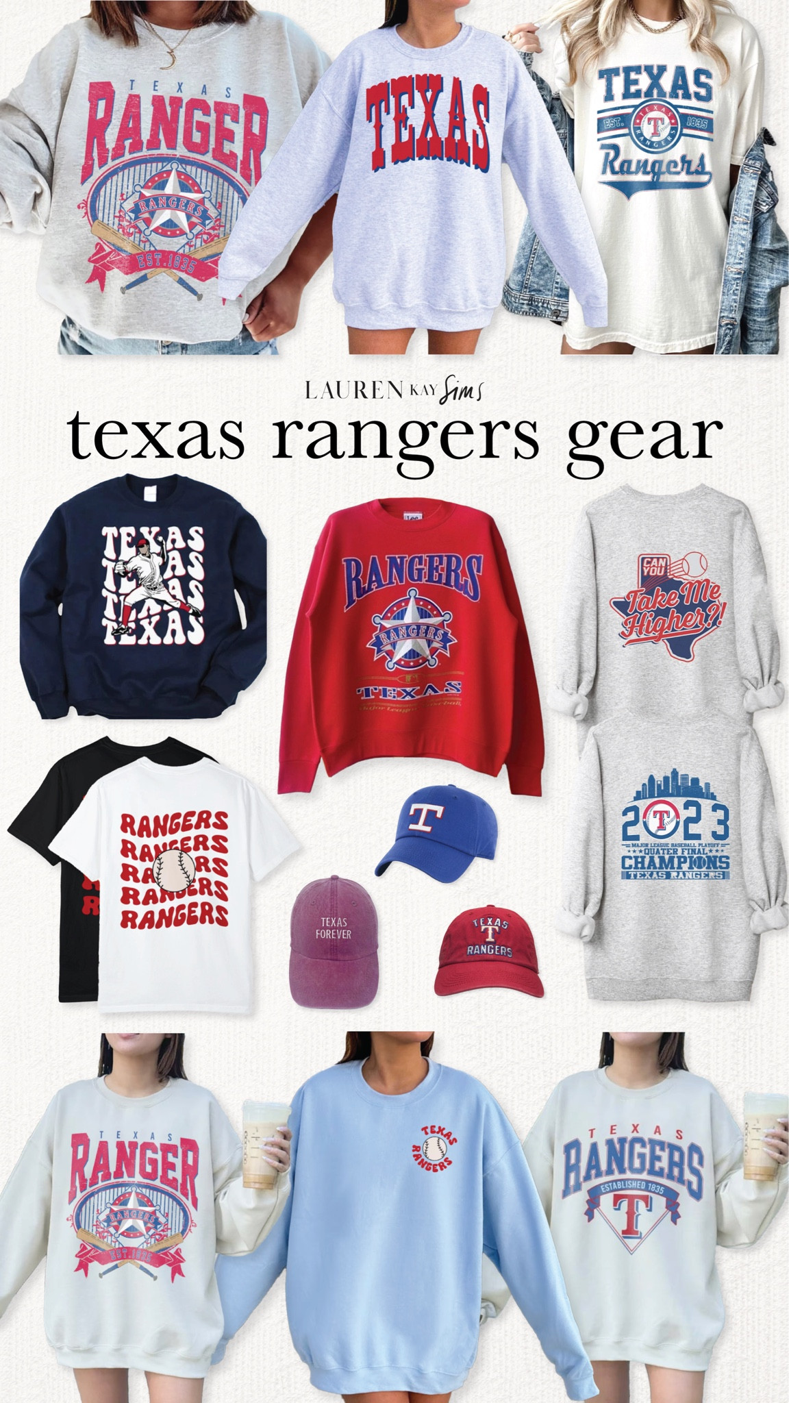 Texas rangers gear ❤️

#LTKfindsunder50