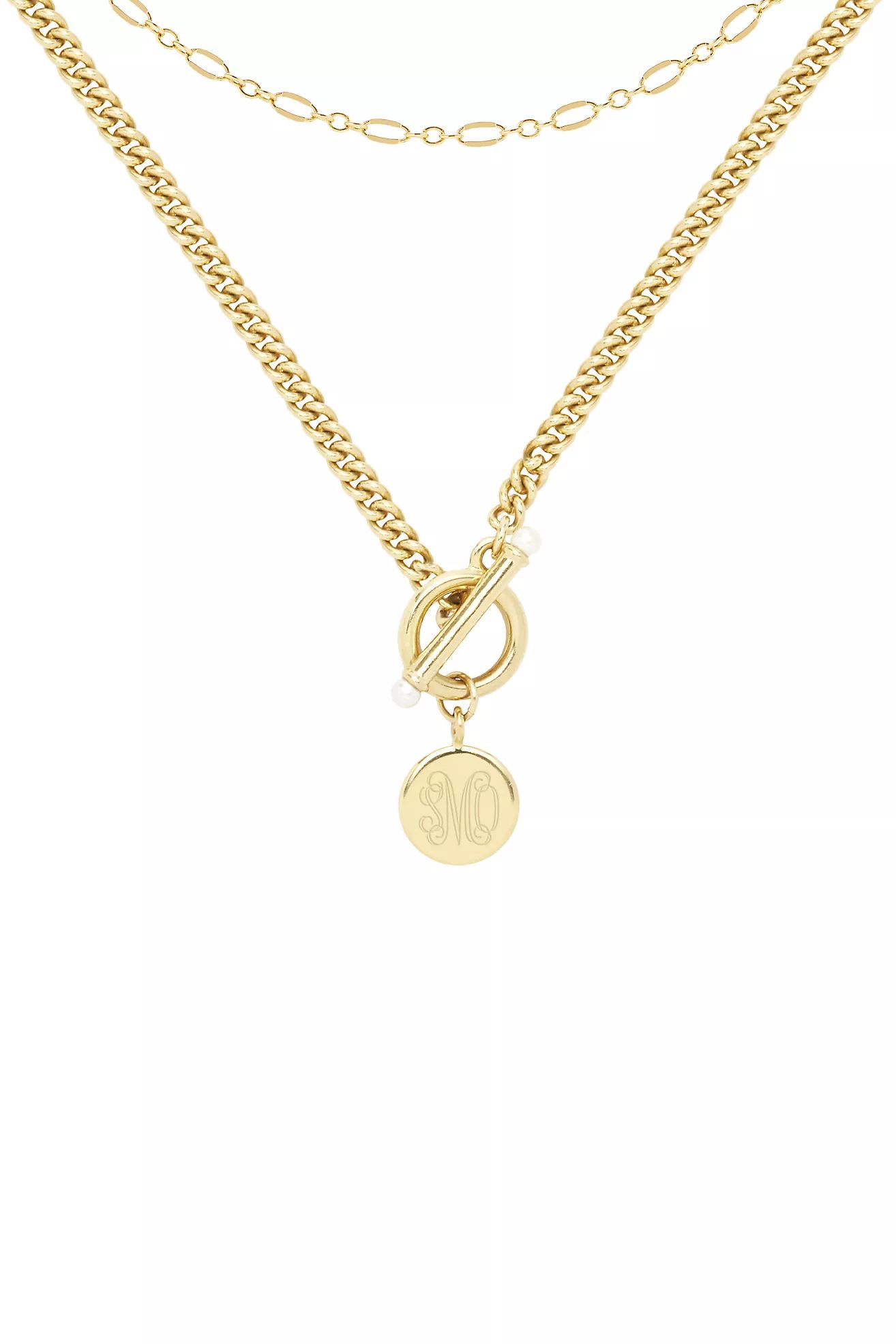 Brook & York Custom Monogram Necklace Set | Anthropologie (US)