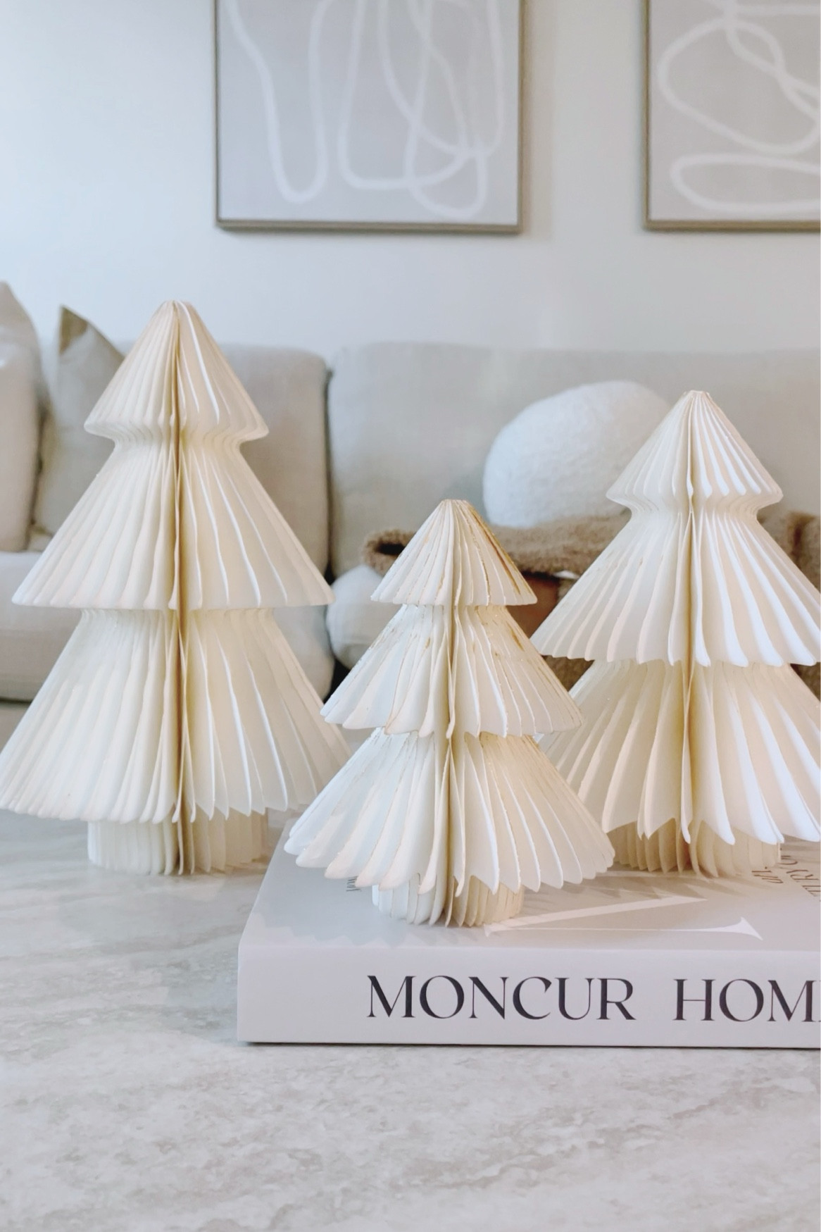 Christmas 2024 Neutral style ✨🌲

Set of 3 Honeycomb trees for only $8.68
🥰🎁 trendy paper Christmas trees 🎄 

#LTKSeasonal #LTKHome #LTKStyleTip
