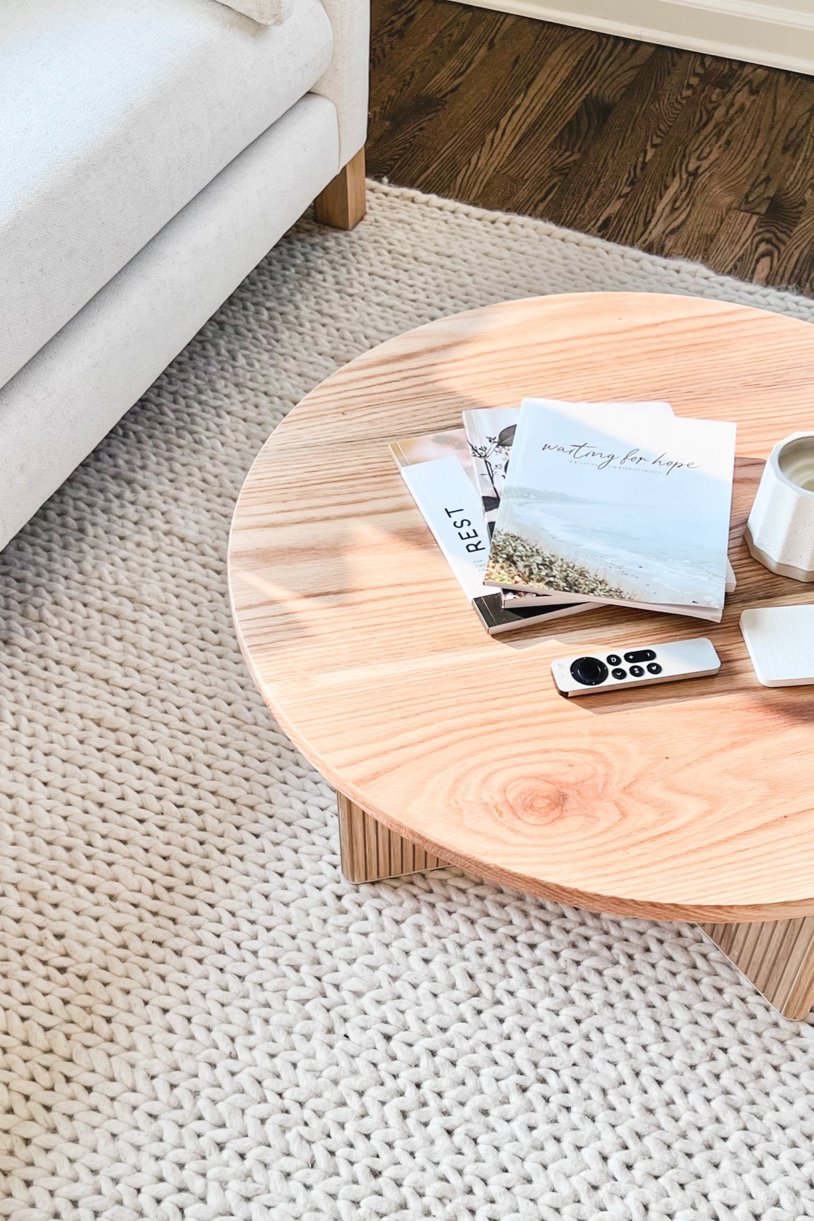 cozy neutral coffee table inspo 🤍 #homeinspo #coffeetablebooks #targetfinds #neutralhome 

#LTKhome #LTKFind #LTKSeasonal