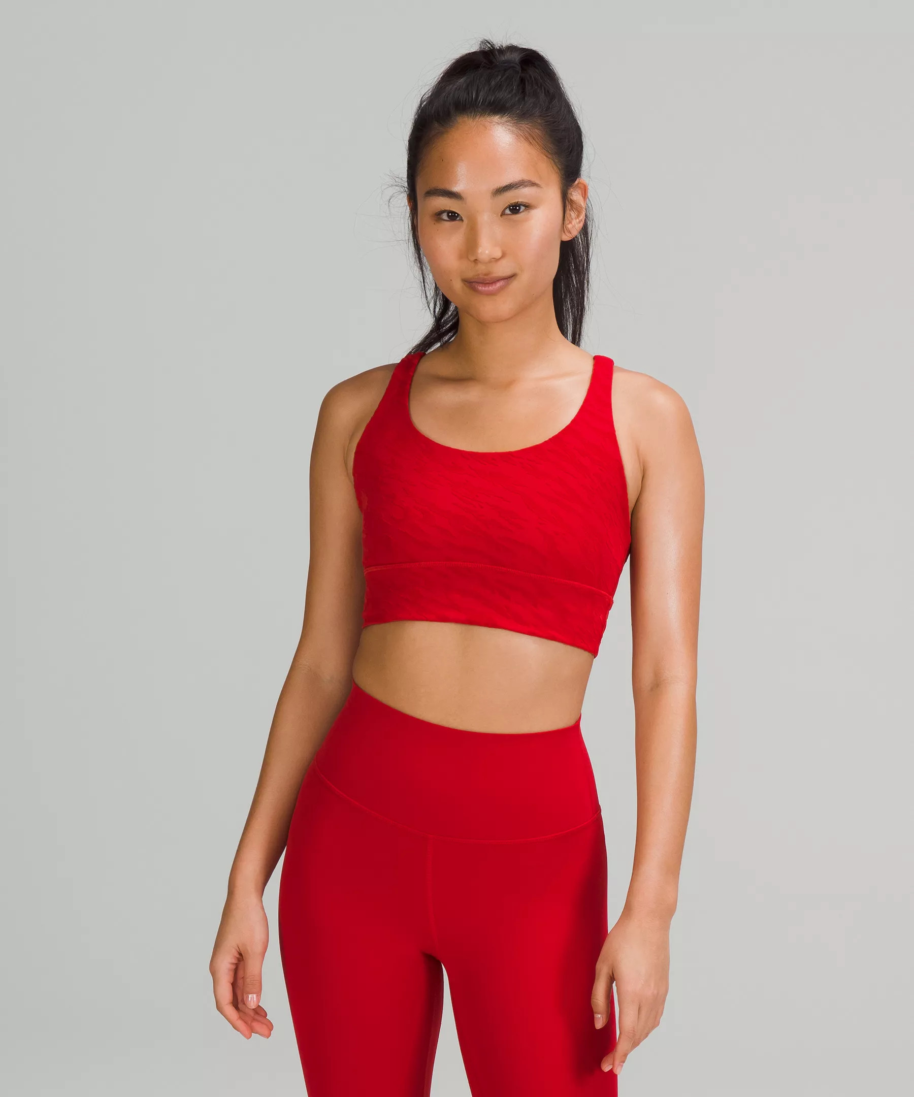 Lunar New Year Energy Longline Bra Medium Support, B–D Cups | Lululemon (US)