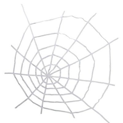 Northlight 80" White Spooky Spider Web Halloween Hanging Decoration | Target