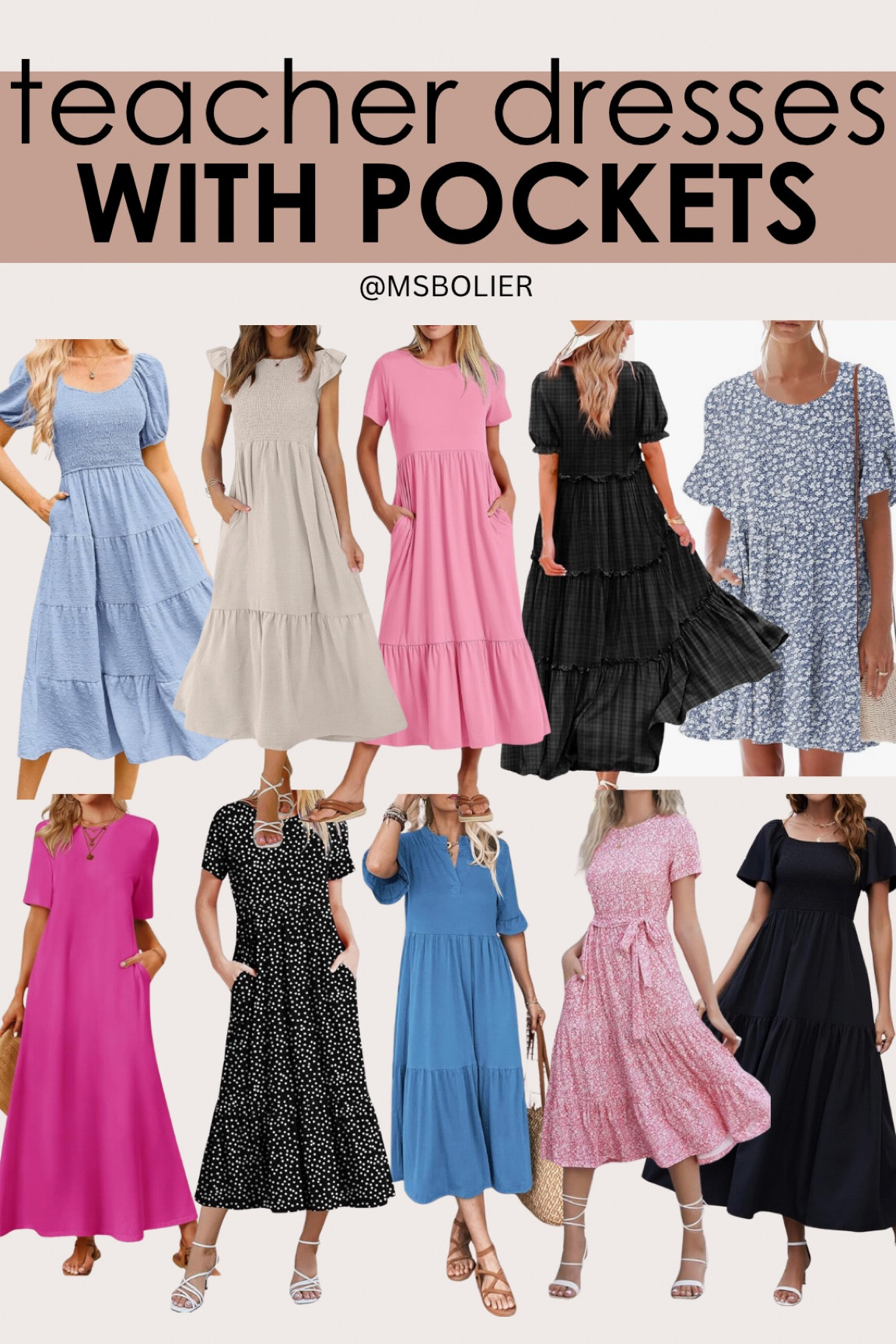 teacher dresses with pockets on Amazon!!!

| teacher outfits | teacher dresses | teacher fashion | dress with pockets | amazon fashion 

#LTKWorkwear #LTKBacktoSchool #LTKFindsUnder50