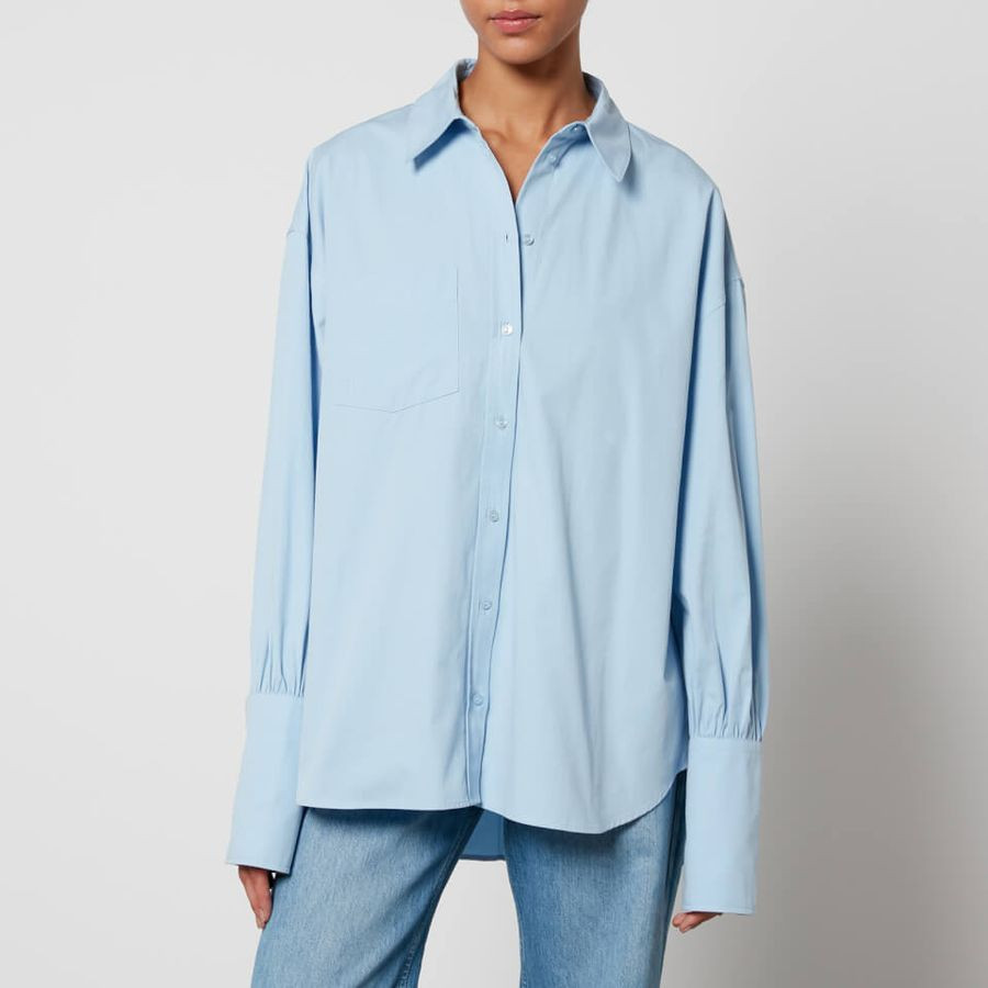 Anine Bing Maxine Cotton Shirt | Coggles (Global)