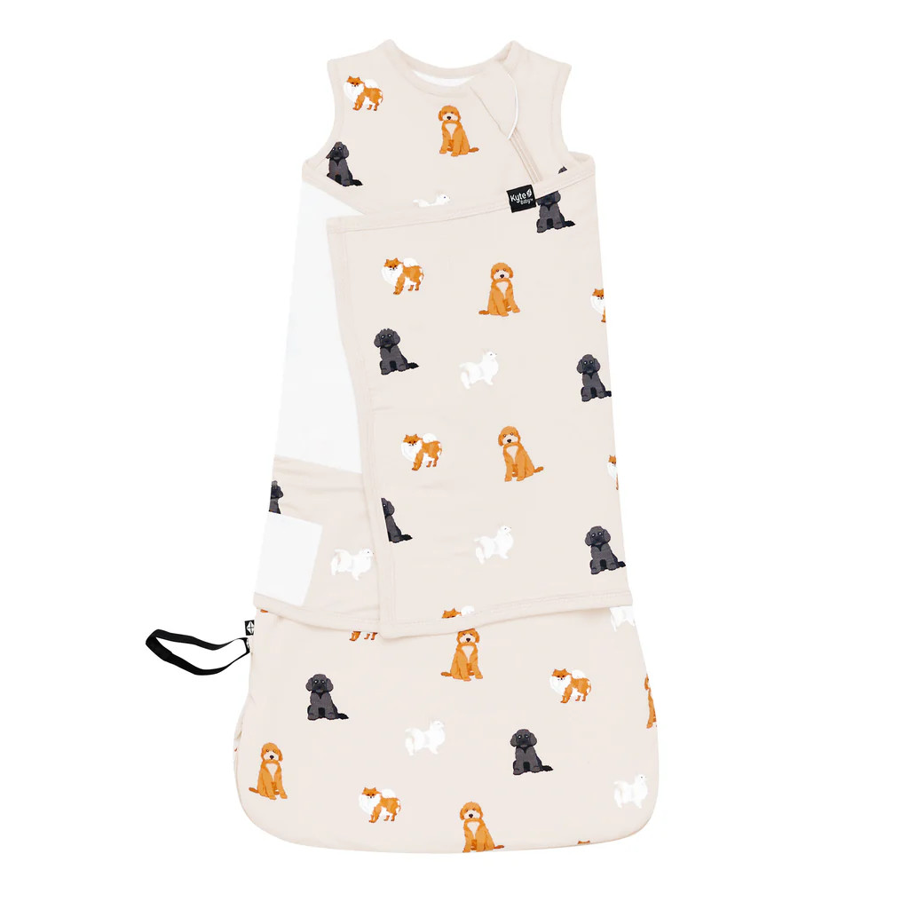 Sleep Bag Swaddler in Fluffy Dog 1.0 | Kyte Baby
