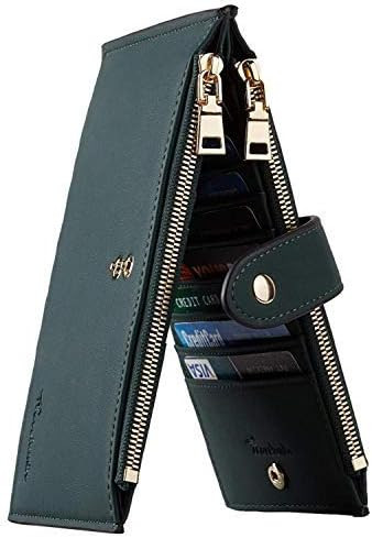 Travelambo Womens Walllet RFID Blocking Bifold Multi Card Case Wallet with Zipper Pocket | Amazon (US)